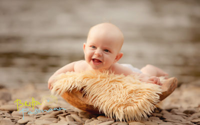 Laurin | 5 Monate | Fröhliche Babyfotos an der Ruhr
