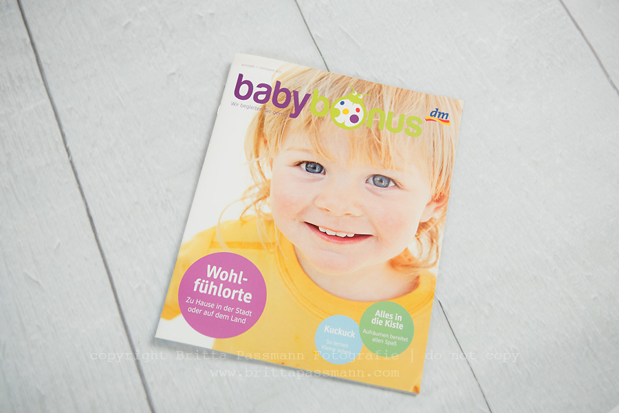 Veröffentlichung im Babybonus-Magazin vom DM-Markt | Britta Passmann