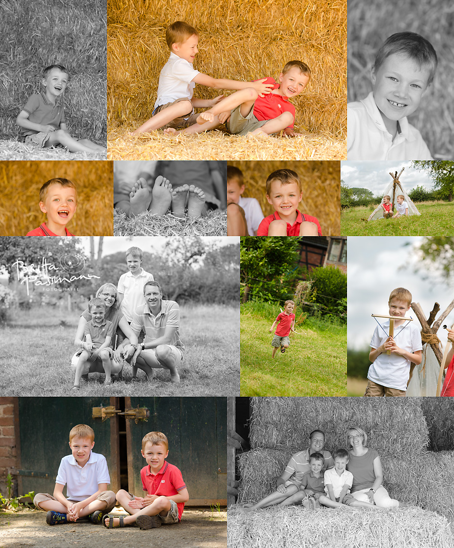 Sommerfotoaktion 2014 Fotos im Stroh Familienfotos Kinderfotos Bauernhof Dortmund Schwerte
