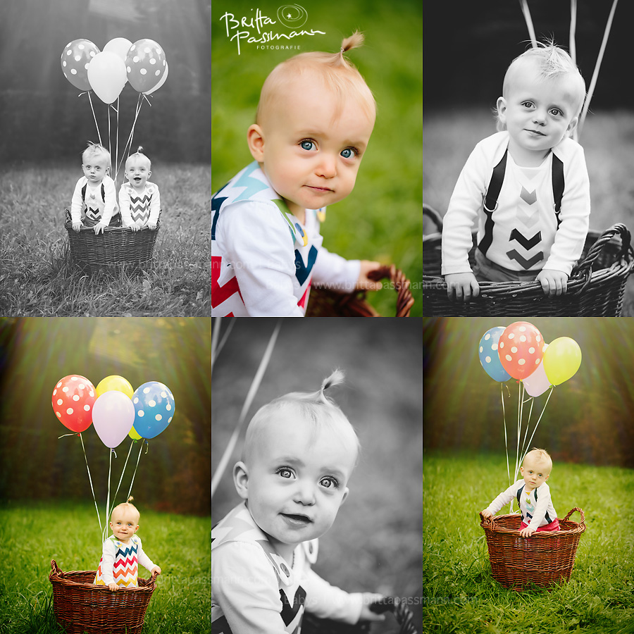 Zwillingsfotos Babyfotos Fotograf Dortmund erster geburtstag