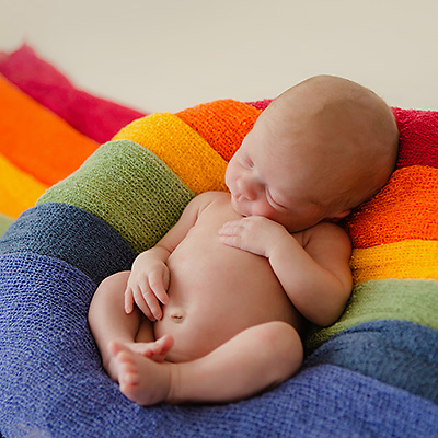 Rainbow Baby | Regenbogenbaby | Josefina 13 Tage alt | Neugeborenenfotos Essen