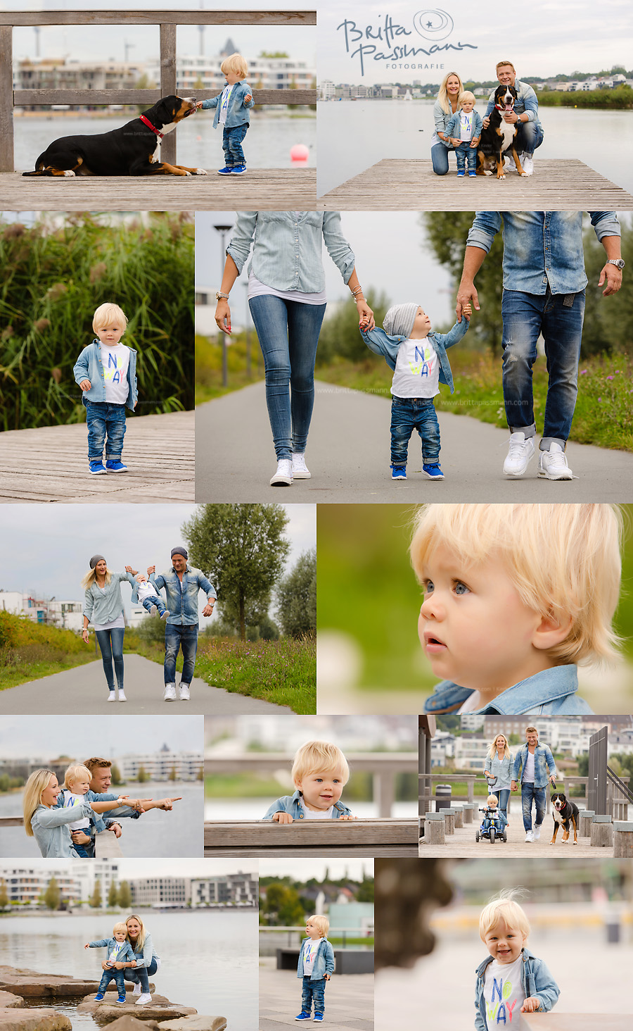 Familienfotos am Phönixsee in Dortmund
