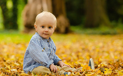 Herbstliche Kinderfotos im Rombergpark | Familienfotos in Dortmund