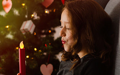 Kinderfotos und Babyfotos zu Weihnachten | Fotoshooting im Studio in Dortmund