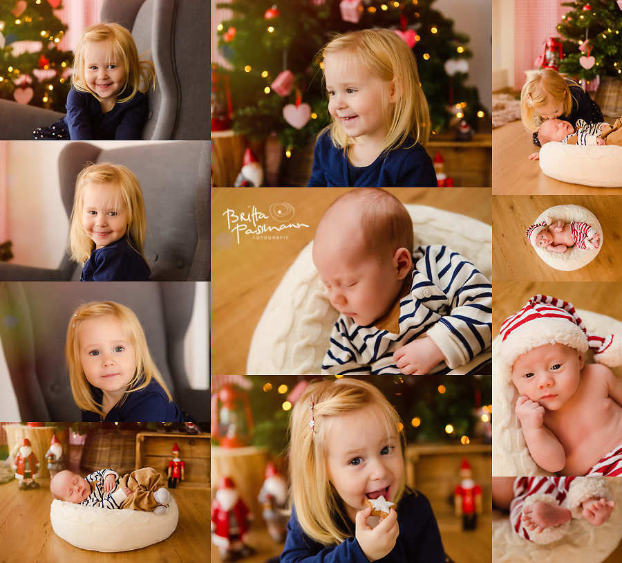 Kinderfotos zu Weihnachten