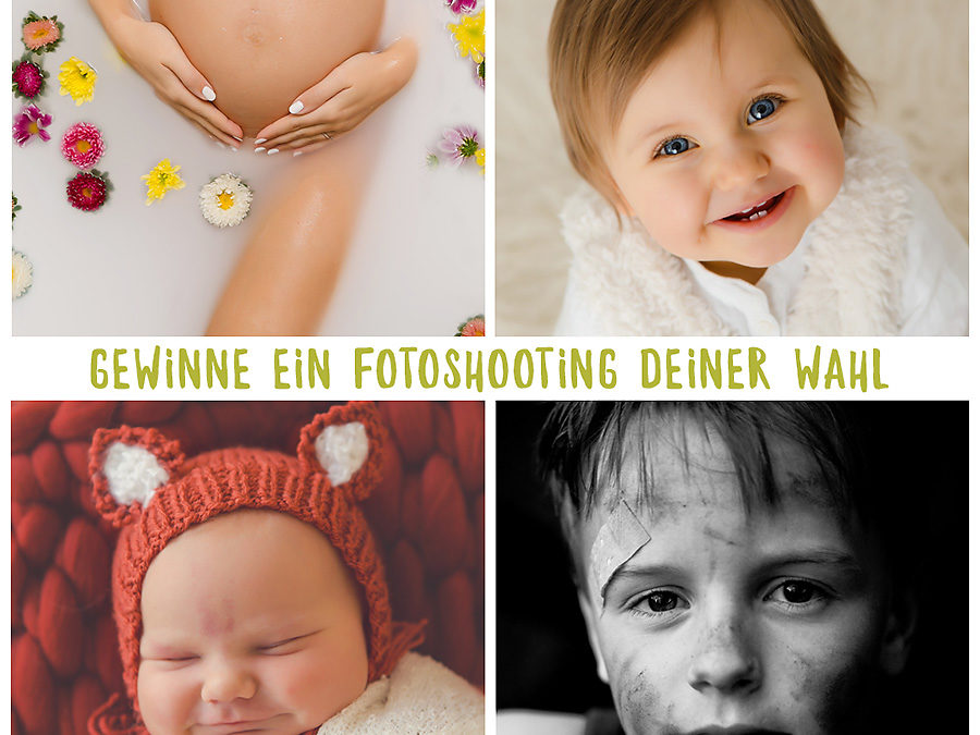 Neugeborenenfotos, Babyfotos, Kinderfotos oder Babybauchfotos – gewinne ein Fotoshooting deiner Wahl in Dortmund