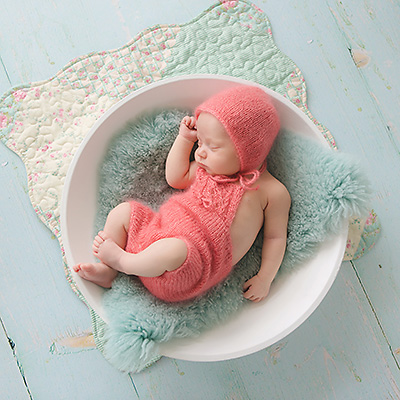 Neugeborenenfotografie in Dortmund | Die kleine Emma war zum Fotoshooting da