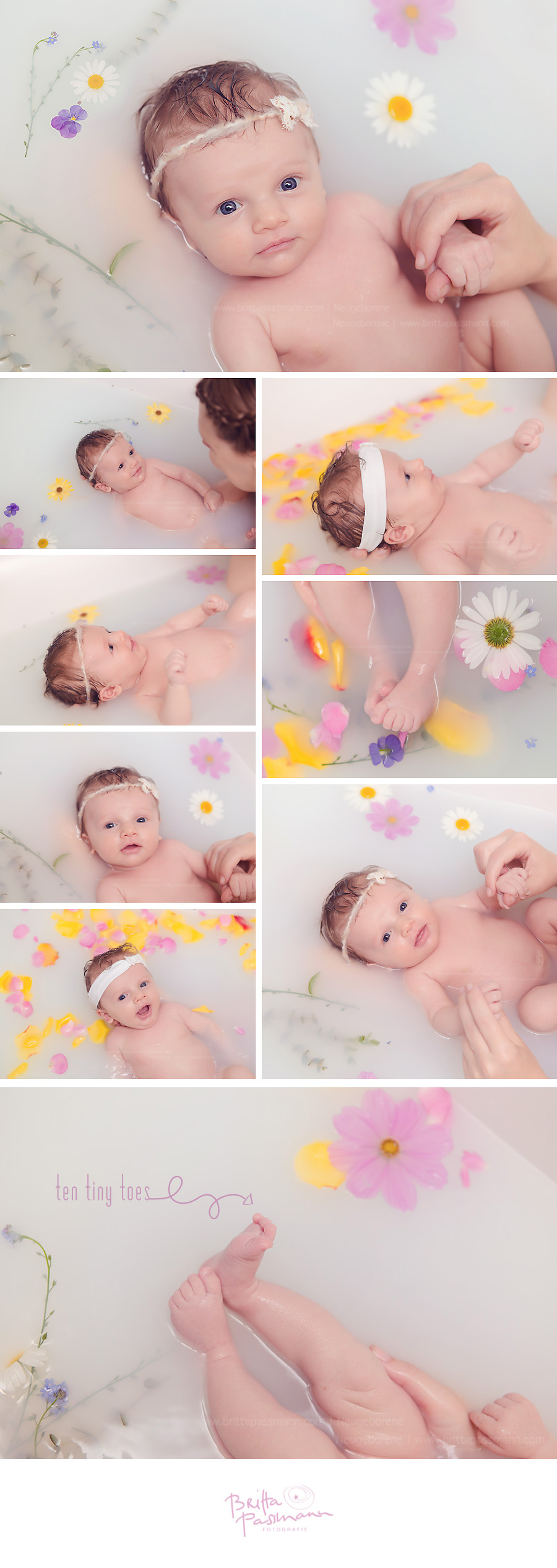Wellness Fotoshooting Milchbad Neugeborenenfotos babyfotos Dortmund