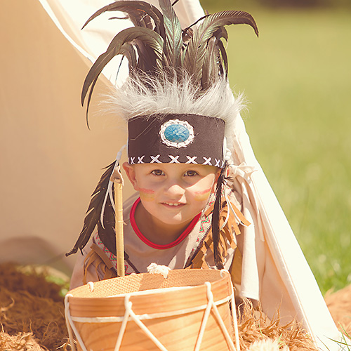 Kinderfotos und Familienfotos in Dortmund | Indianerfotoshooting Teil 2