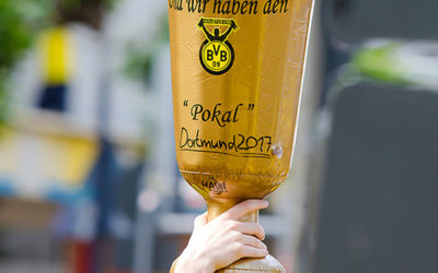 Der BVB ist Pokalsieger – Jubelkorso auf dem Borsigplatz