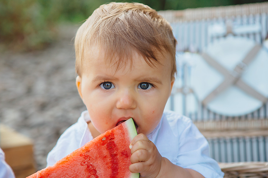 Picknick und Fotoshooting mit Wassermelonen und Cakepops