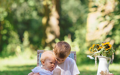Kinderfotos in der Natur – ein Fotoshooting
