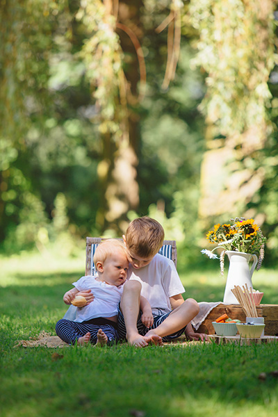 Kinderfotos in der Natur – ein Fotoshooting